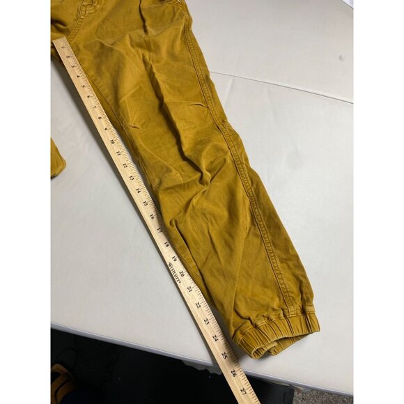 Faherty Womens Mustard Twill Joggers Pants Size 26 Casual Classic 26" Preppy - Picture 7 of 16